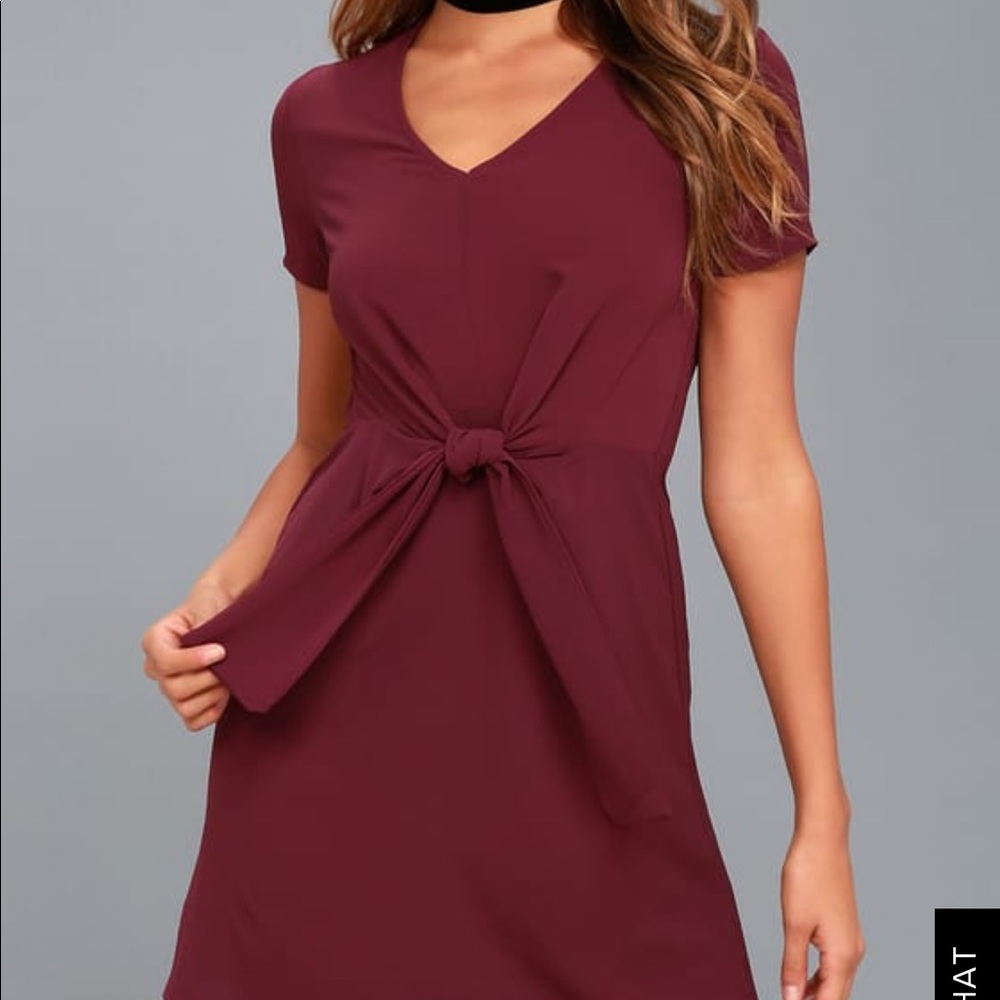 NEW KNOTTED SHIFT DRESS